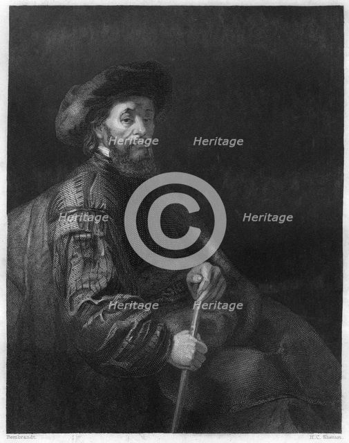 'A Jewish Merchant', mid 19th century.Artist: Henry Chawnes Shenton, the elder