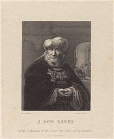 A Jewish Rabbi. Creator: William P Sherlock
