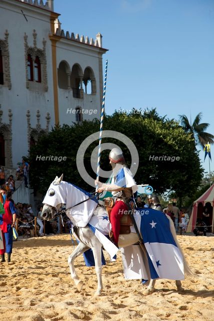 A jousting knight, Sintra, Portugal, 2009. Creator: Samuel Magal.