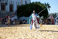A jousting knight, Sintra, Portugal, 2009. Creator: Samuel Magal