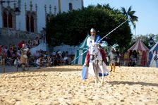 A jousting knight, Sintra, Portugal, 2009. Creator: Samuel Magal