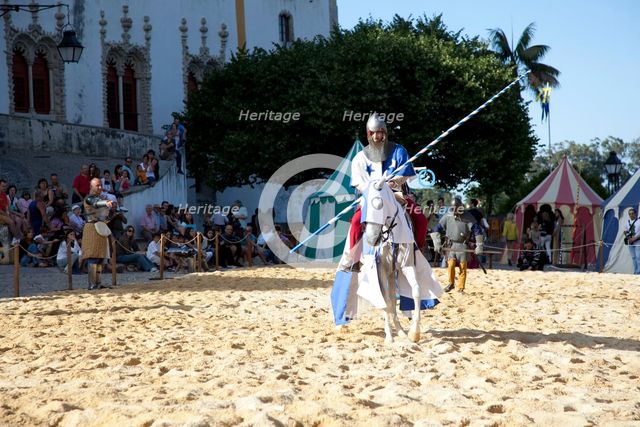 A jousting knight, Sintra, Portugal, 2009. Creator: Samuel Magal.