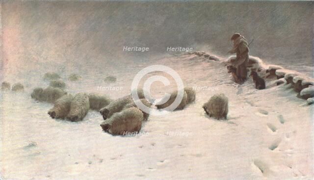 'A Joyless Winter Day', c1883, (c1902). Creator: Unknown.