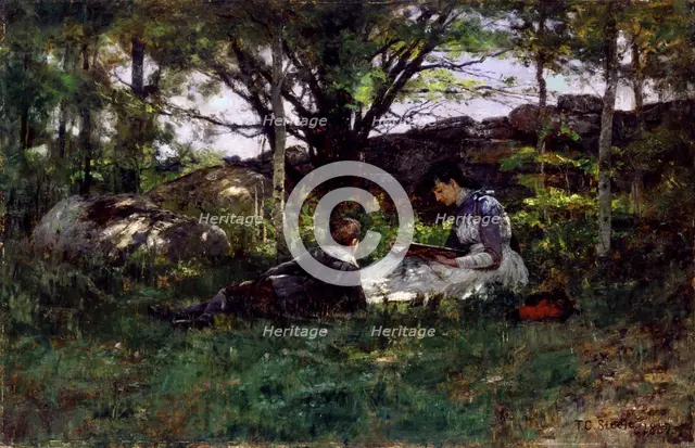 A June Idyl, 1887. Creator: Theodore Clement Steele.