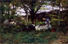 A June Idyl, 1887. Creator: Theodore Clement Steele