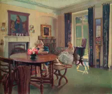 A June Interior c1923. Creator: Louis Ginnett