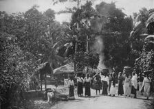 A Jungle Village c1890, (1910). Artist: Alfred William Amandus Plate