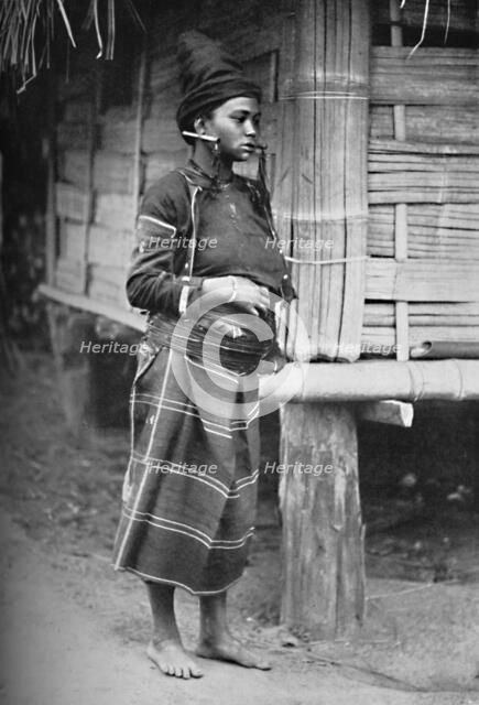 A Kachin woman, 1902. Artist: Watts & Skeen.