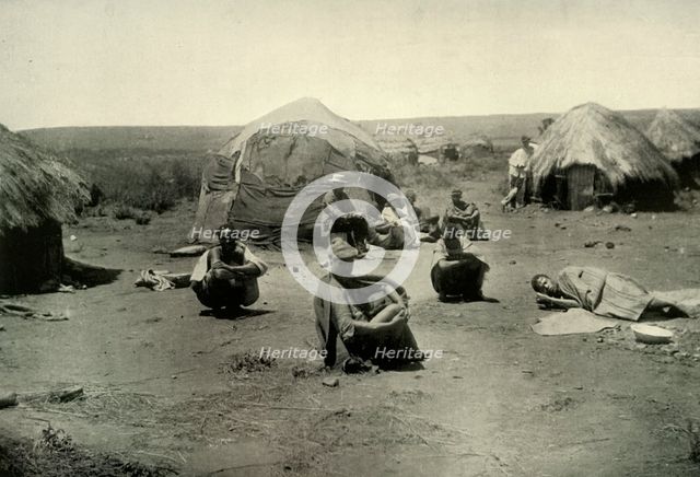 'A Kaffir Kraal in the Transvaal', 1900. Creator: George Washington Wilson.