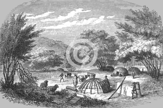 'A Kafir Kraal; A Few Words about Natal and Zululand', 1875. Creator: Unknown.