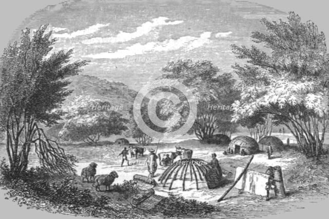 'A Kafir Kraal; A Few Words about Natal and Zululand', 1875. Creator: Unknown.