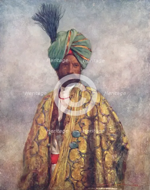 'A Kashmiri Soldier', 1903. Artist: Mortimer L Menpes.