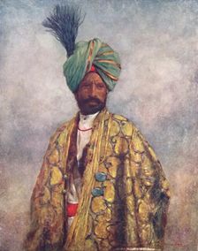 A Kashmiri Soldier 1903. Artist: Mortimer L Menpes