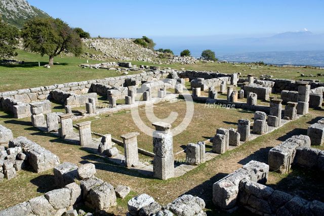 A katagogion in Kassope, Greece. Creator: Samuel Magal.