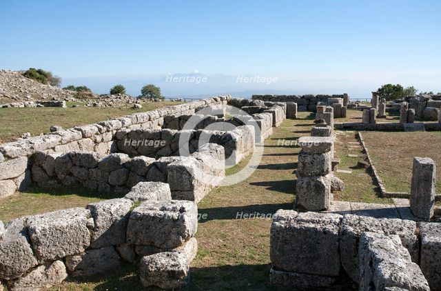 A katagogion in Kassope, Greece. Creator: Samuel Magal.
