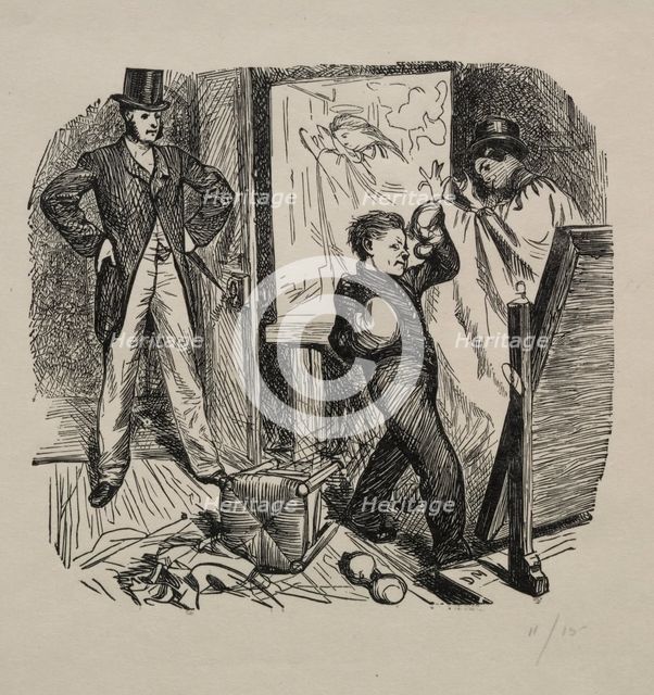 A Kettledrum in Mayfair, 1862. Creator: George Louis Palmella Busson Du Maurier (British, 1834-1896).