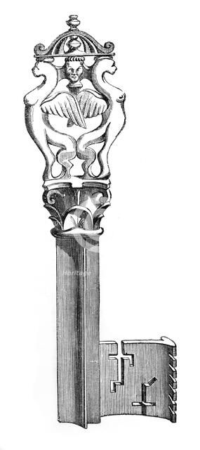 A key, 13th century, (1870). Artist: Unknown