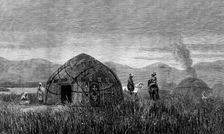 "A Khirgese Camp", from Wereschagin's pictures of Central Asia, at the Crystal Palace, 1873. Creator: J Cooper