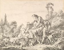 A Kind Shepherd. Creator: Andre Laurent