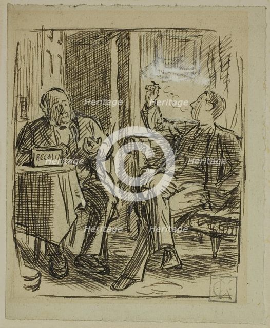 A Kind Son, 1870/91. Creator: Charles Samuel Keene.