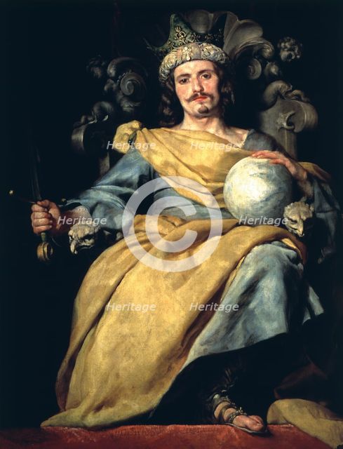  'A King of Spain', oil on canvas by Alonso Cano.