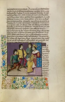 A King at Court, about 1460-1470. Creator: Unknown