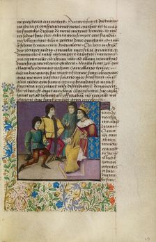 A King at Court, about 1460-1470. Creator: Unknown