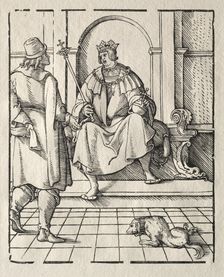 A king Enthroned . Creator: Peter Flötner (German, 1485-1546)