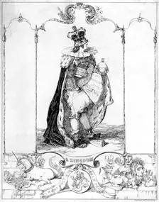 A Kingdom 19th century.Artist: Alfred Crowquill