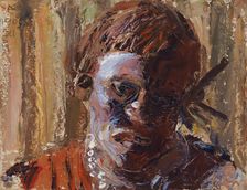 A Kikuyu Man, 1909. Creator: Akseli Gallen-Kallela