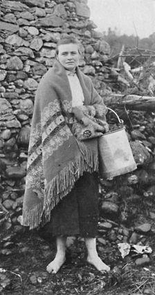 A Killarney peasant girl, Ireland, 1912