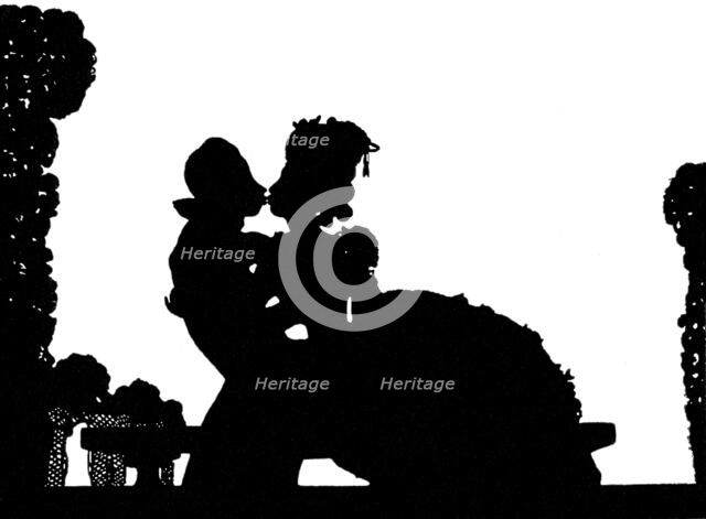 'A Kiss', late 19th or 20th century.  Artist: Konstantin Somov