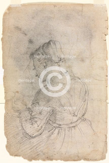 A Kitchen Maid, second half 1500s. Creator: Alessandro Casolani (Italian, 1552/53-1607).