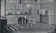 A kitchen arranged and equipped by Heal & Son, Ltd. of London 1942