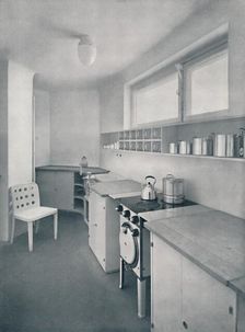 A kitchen designed by Professor Oswald Haerdtl, of Vienna 1935