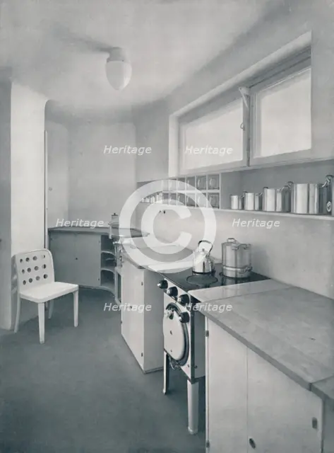 'A kitchen designed by Professor Oswald Haerdtl, of Vienna', 1935. Artist: Unknown.