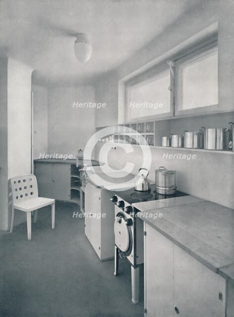 'A kitchen designed by Professor Oswald Haerdtl, of Vienna', 1935. Artist: Unknown.