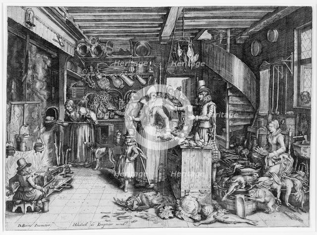 A Kitchen Scene,.n.d. Creator: Unknown.
