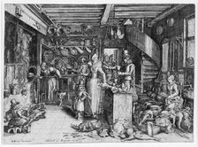 A Kitchen Scene,.n.d. Creator: Unknown