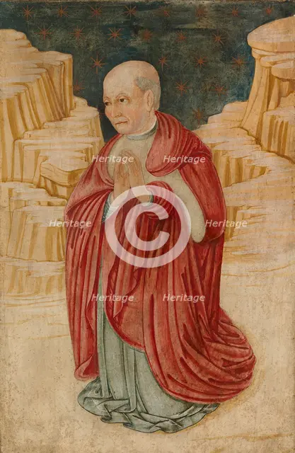 A kneeling canon, c1470-1490. Creator: Pier Francesco Fiorentino.