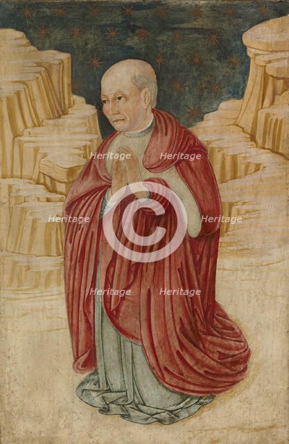 A kneeling canon, c1470-1490. Creator: Pier Francesco Fiorentino.