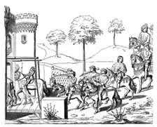 A knight entering the lists, c1460-1465, (1870)