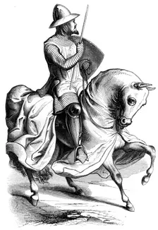 A knight of King Louis VI of France, c14th century (1849)