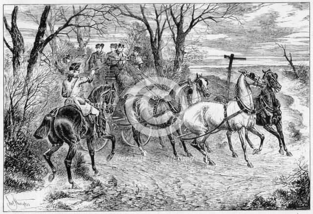 'A Knight of the Road', 1881.Artist: John Sturgess