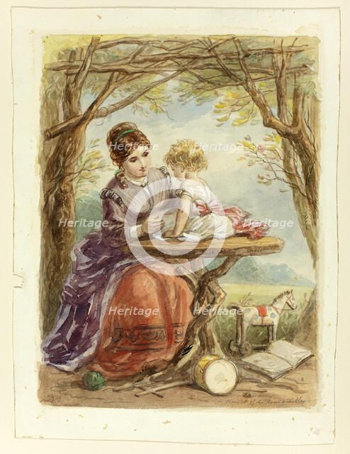 A Knight of the Round Table, n.d. Creator: Hablot Knight Browne.