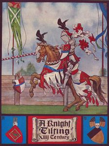A Knight Tilting , c1926. Artist: Herbert Norris