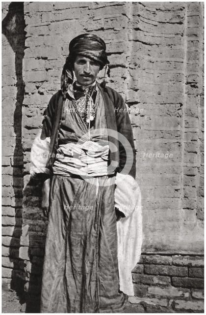 A Kurdish tribesman from southern Kurdistan, Iraq, 1925.Artist: A Kerim