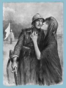 'A L'Ouvrier de la Victoire !; Merci ! 1918. Creator: Louis Remy Sabattier