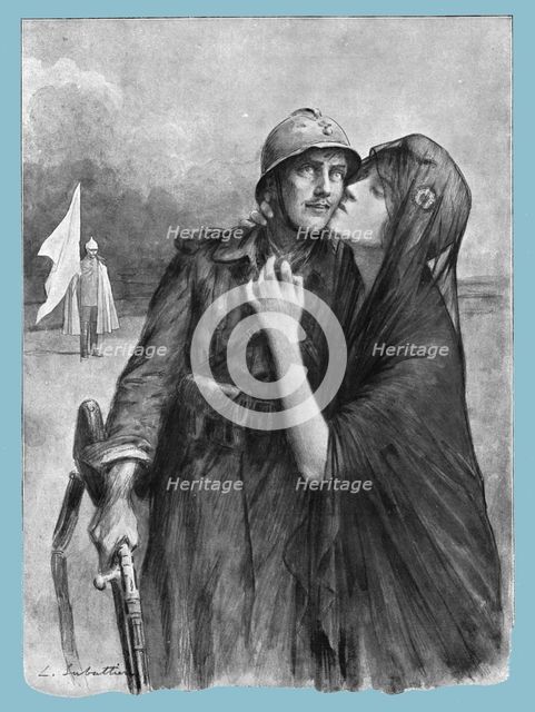 ''A L'Ouvrier de la Victoire !; Merci !', 1918. Creator: Louis Remy Sabattier.
