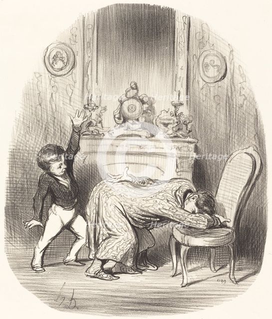 À l'instar d'Henri IV, 1852. Creator: Honore Daumier.